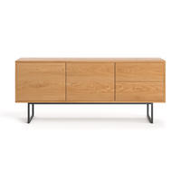 SIDEBOARD Rekker aus massivem Eichenholz 180 cm - Eichefarben/Naturfarben, Holz (180/75/40cm) - Danzz