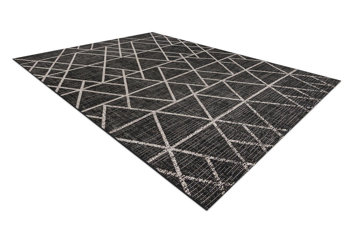 TEPPICH Floorlux 240/330 cm - Schwarz, Textil (240/330cm) - rugsX