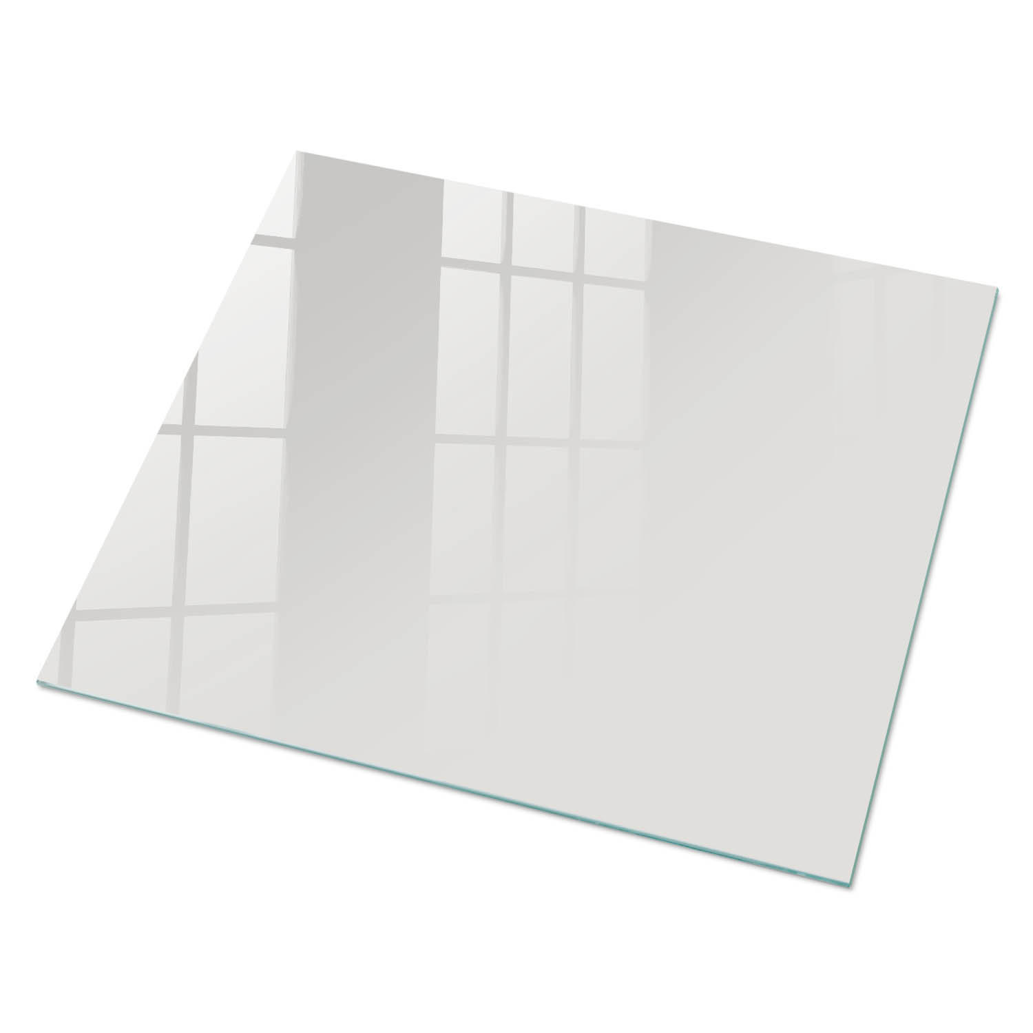 GLASPLATTE 80x60 cm – Warmes Hellgrau - Beige, Glas (0.4/80/60cm) - ArtPrintCave