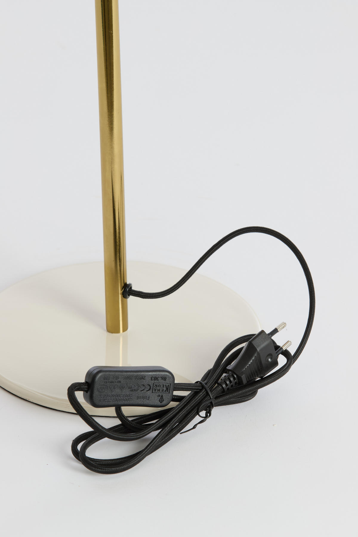 TISCHLAMPE Surin Weiß Ø26/47 cm - Weiß, Metall (26/26/47cm) - Light & Living