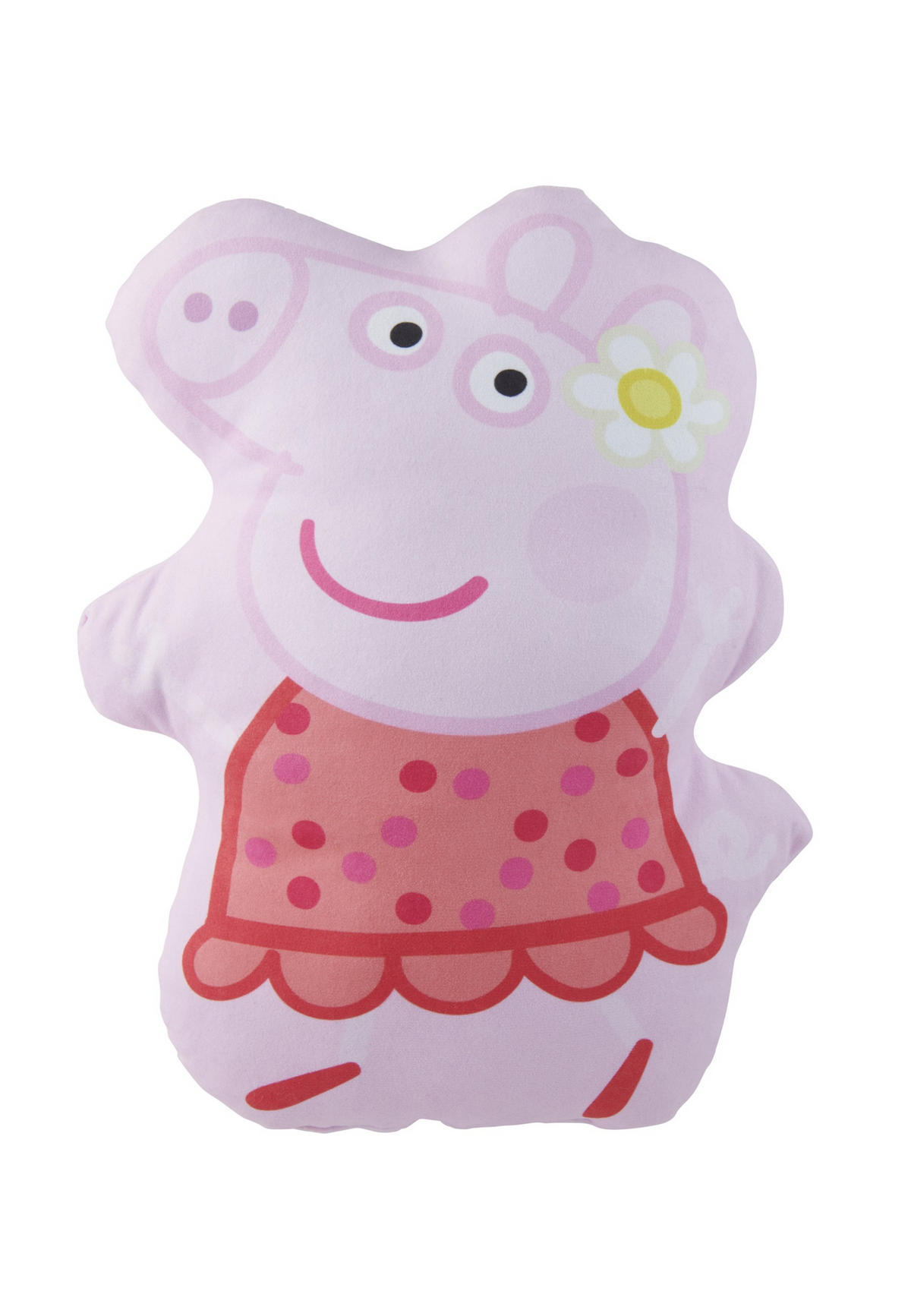 KINDERKISSEN Peppa Wutz Peppa Pig Rosa 37 x 26 cm - Rosa, Textil (37/26cm) - United Labels