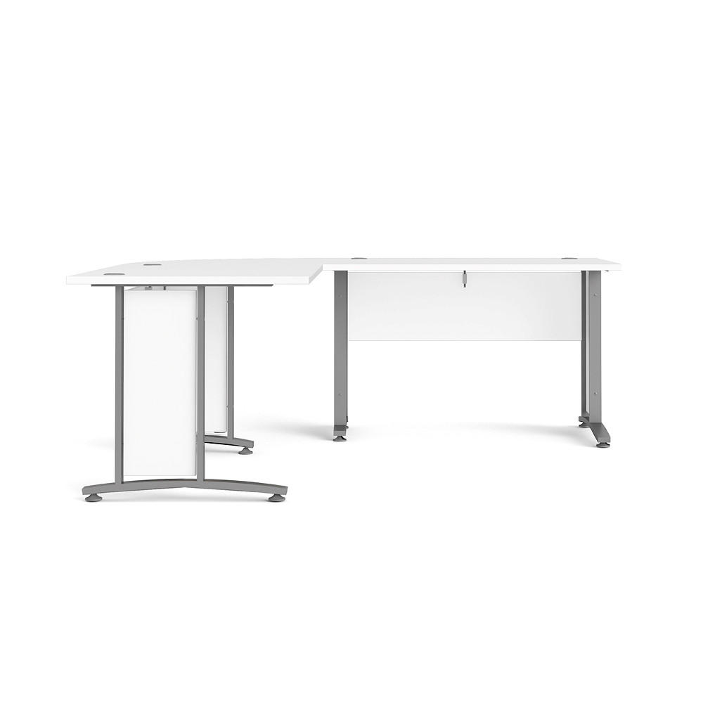 ECKSCHREIBTISCH Weiß - Weiß, Holzwerkstoff (200/200/75cm) - ebuy24