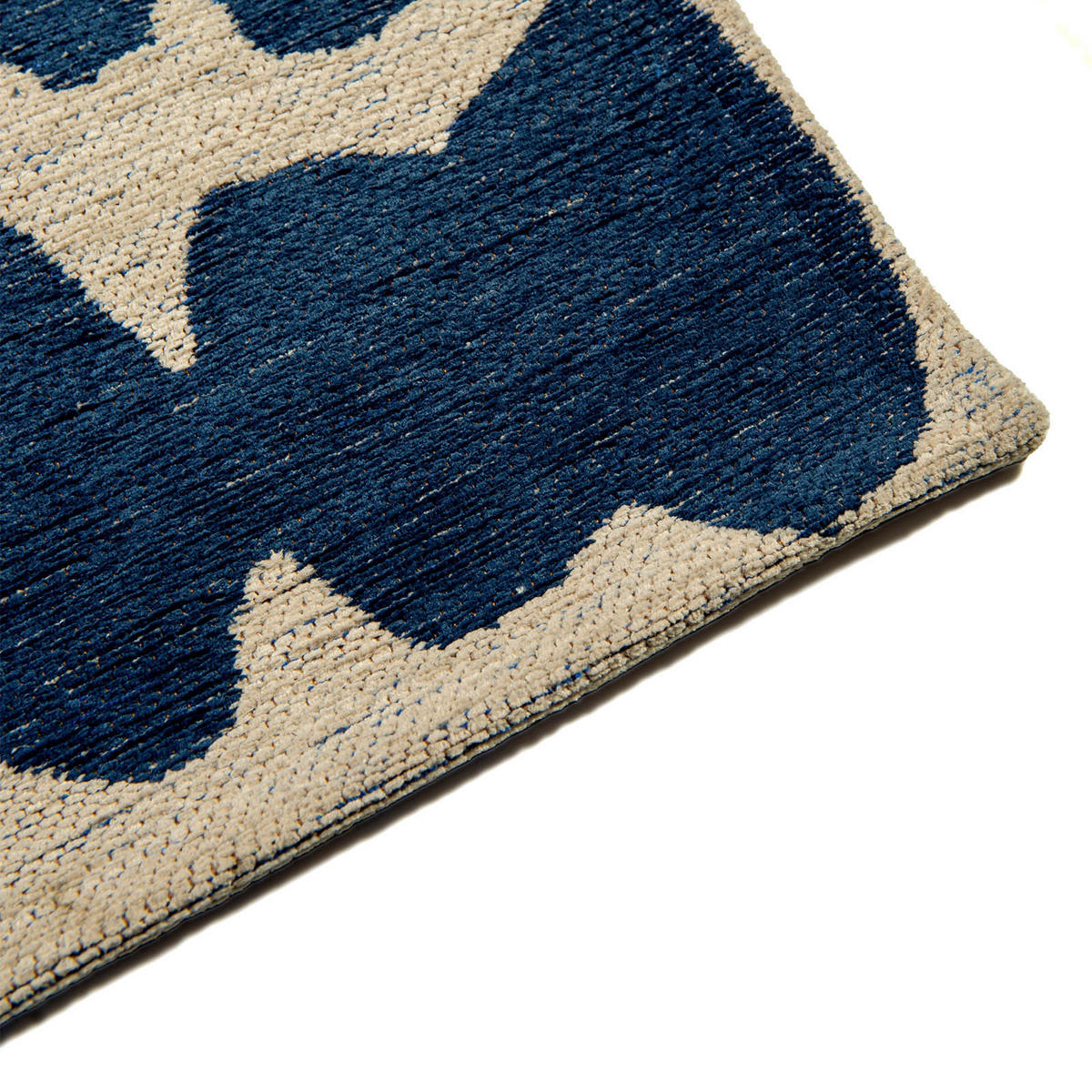 TEPPICH All In Blue Lola&Moi 80/150 cm - Blau, Kunststoff/Textil (80/150cm) - Lola&Moi