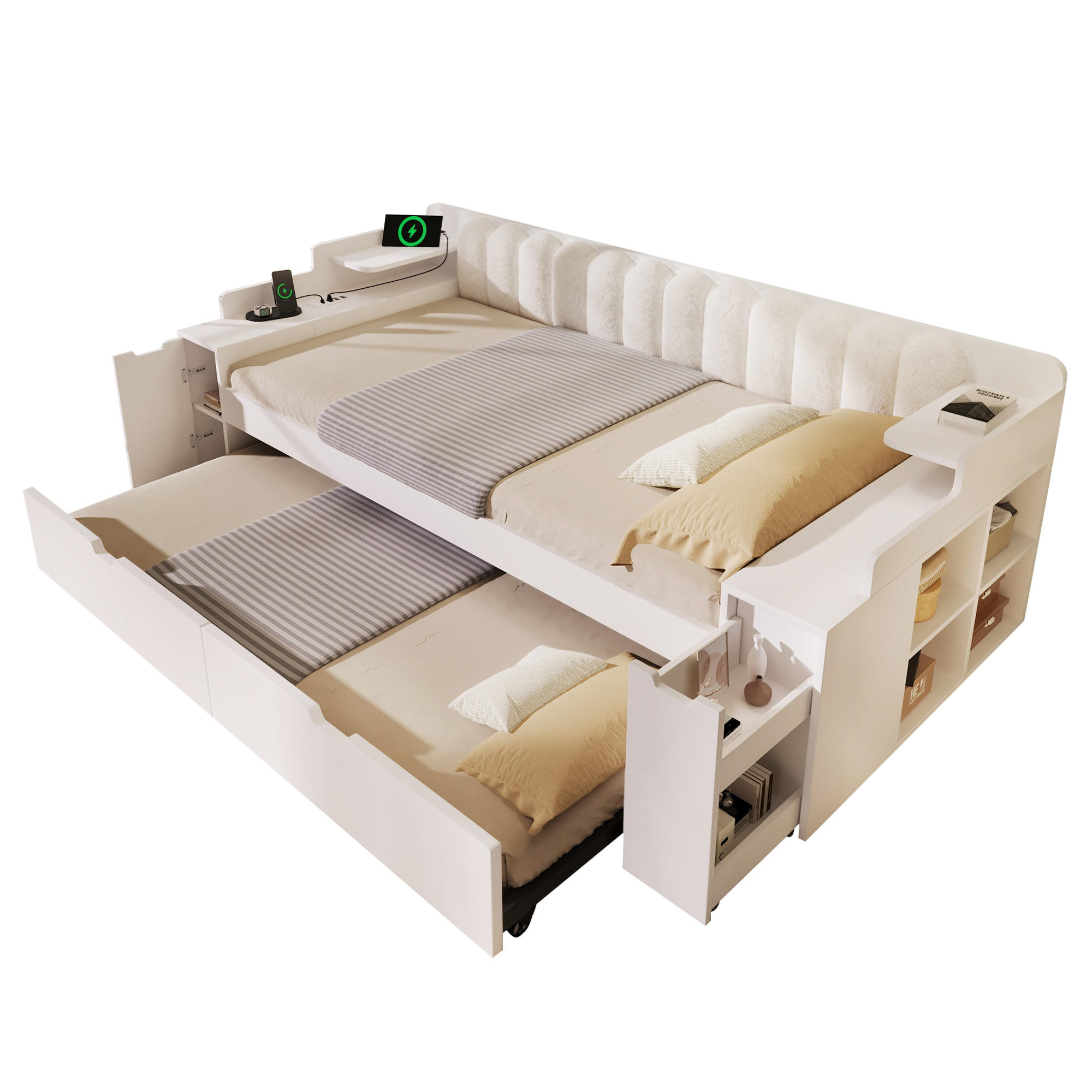XXXLutz Sofabett Weiß