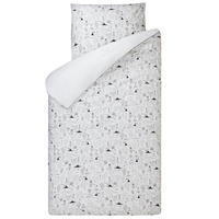 BETTWÄSCHE Tipis schwarz auf weiß 135 x 200 - Weiß, Textil (135/200cm) - Bink