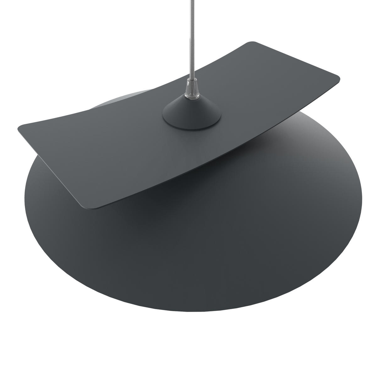 HÄNGELEUCHTE Miller D40 - Anthrazit, Metall (40/34/9cm) - Lumicom