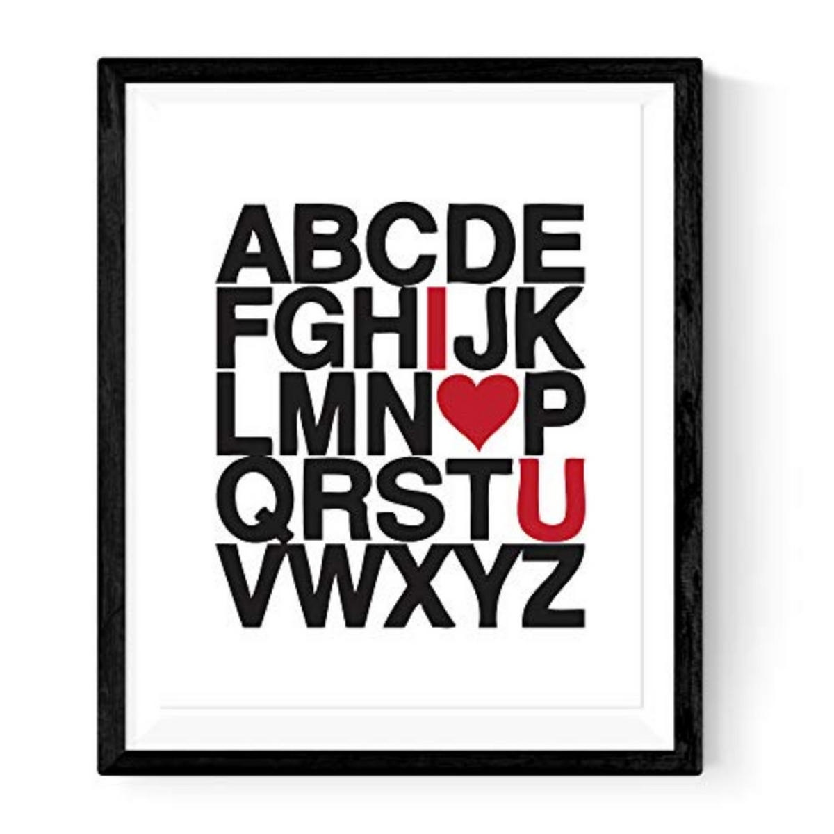 POSTER Romantik Abecedario A3 Rahmenlos - Klar, Papier (29.7/5/42cm) - Nacnic