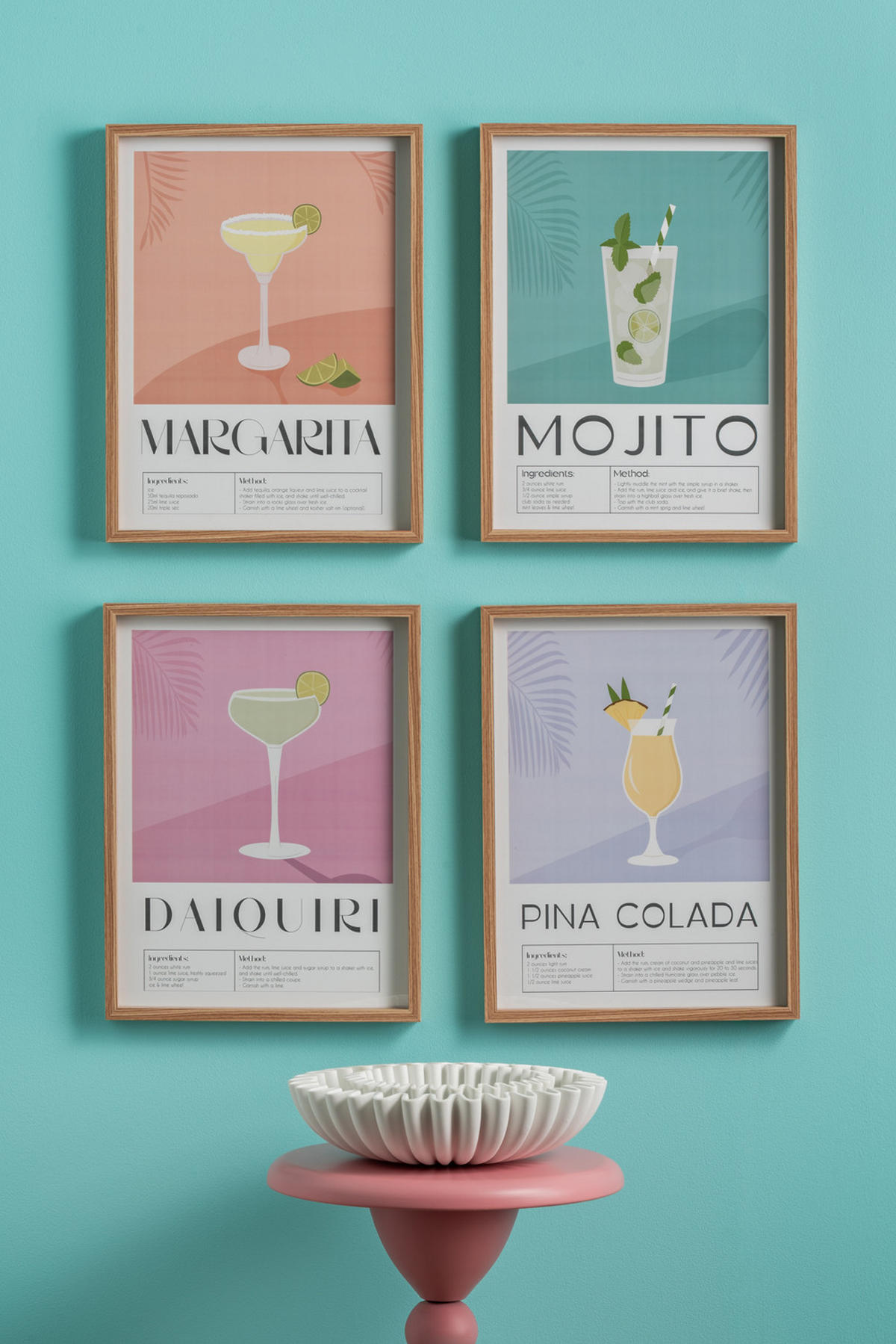 SCHALE Wave 30/30/7 cm - Weiß, Kunststoff (30/7cm) - Present Time