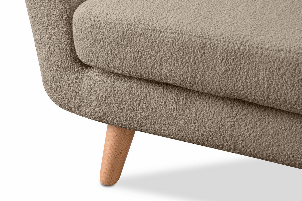 SESSEL TAGIO Massivholz-Beine, braun - Braun, Buchenholz/Textil (86/80/88cm) - KONSIMO®
