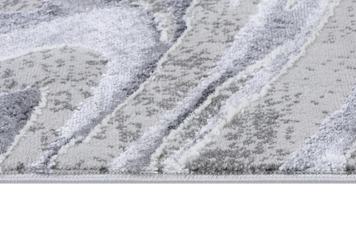 TEPPICH COMO Grau 140/200 cm - Grau, Kunststoff (140/200cm) - Tapiso