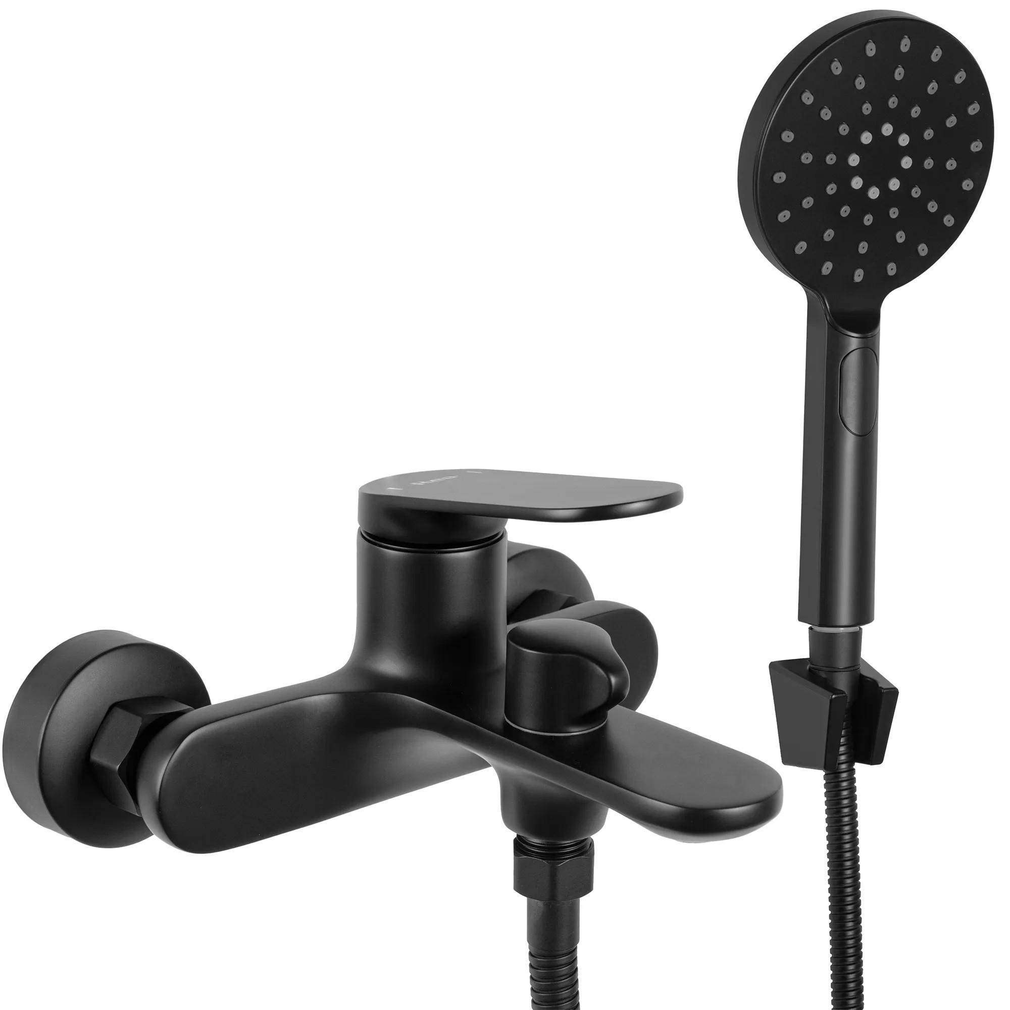 WANNENARMATUR Rea Marco Black - Schwarz, Metall (11.5/11.5/19cm) - REA