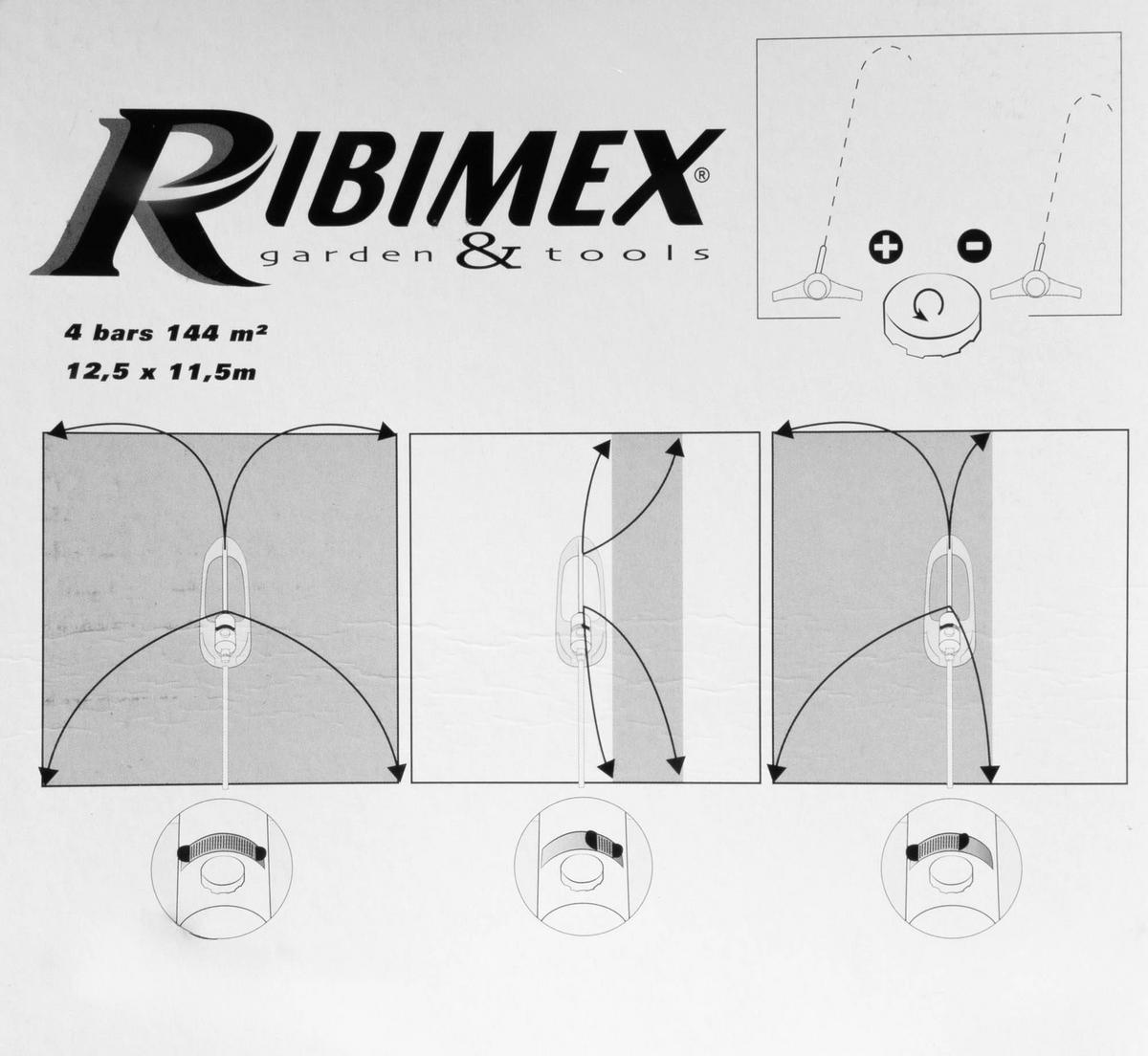 TURBINENREGNER Ribimex 144m² - Anthrazit, Kunststoff (8/50/20.7cm)