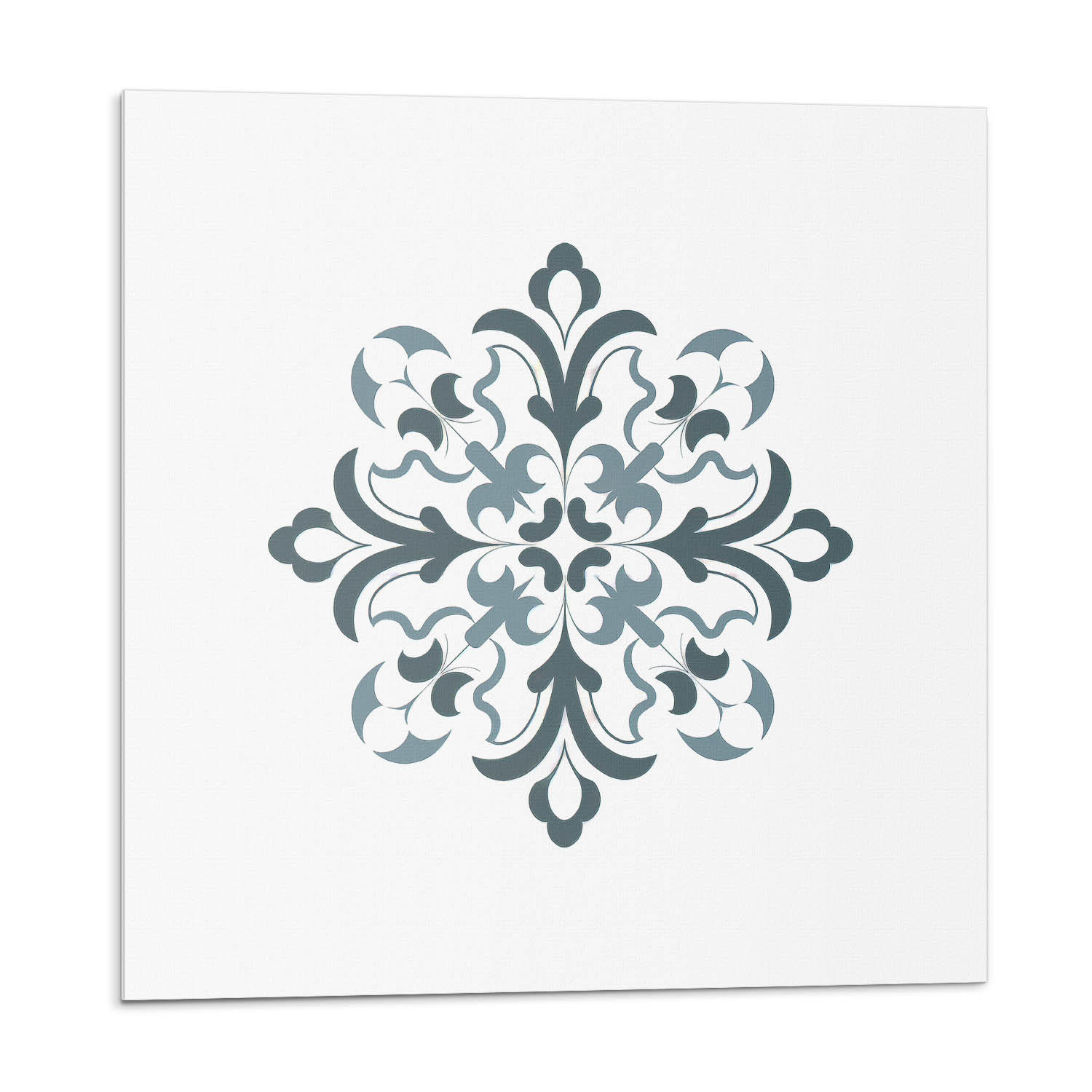 WANDPANEEL 4x 50x50 cm selbstklebend Velaria - Hellgrau, Kunststoff (50/1.6/50cm) - Wallfluent