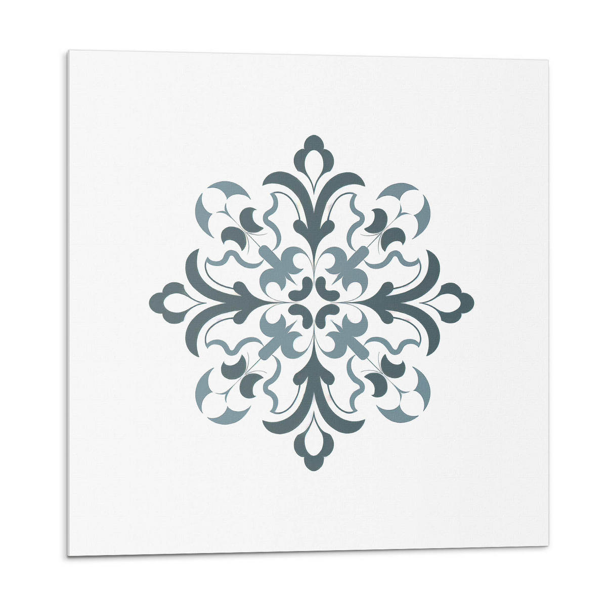 WANDPANEEL 4x 50x50 cm selbstklebend Velaria - Hellgrau, Kunststoff (50/1.6/50cm) - Wallfluent