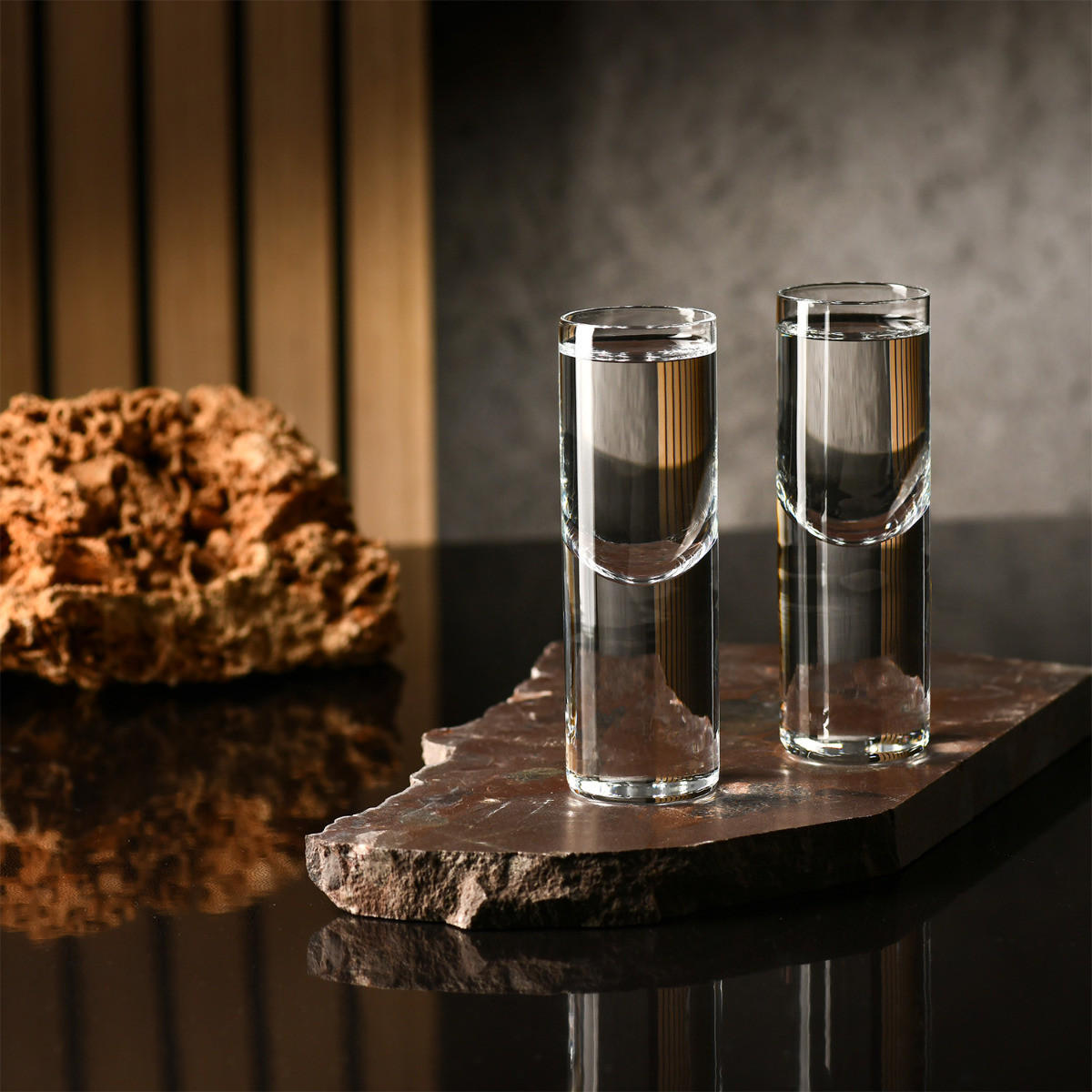 SCHNAPSGLÄSER GOTHIC, 4ER-SET, 30 ML - Transparent, Glas (0.03L) - Krosno Glass