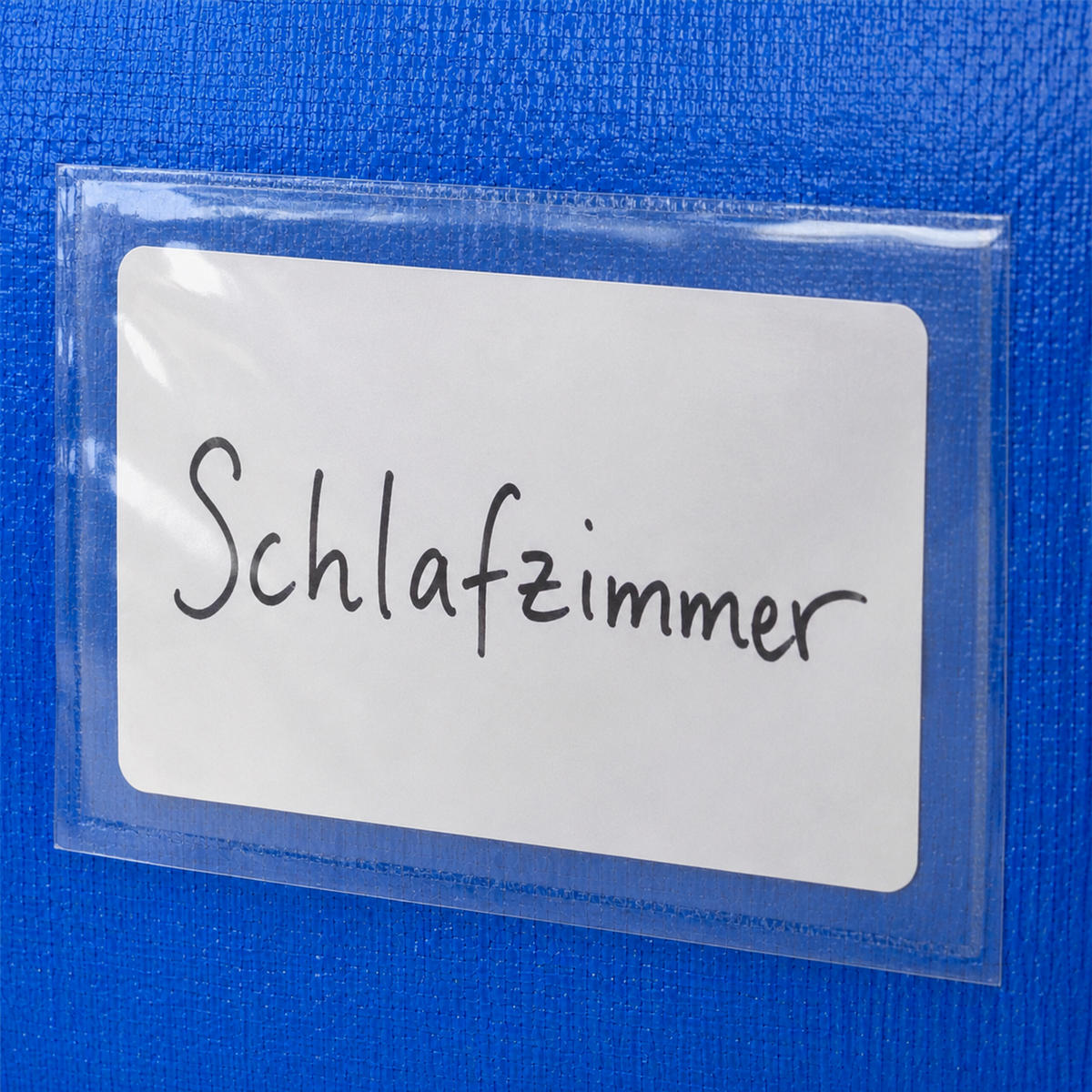 UMZUGSTASCHE Blau 4er-Set Kunststoff wasserfest 100 l - Blau, Kunststoff - Relaxdays