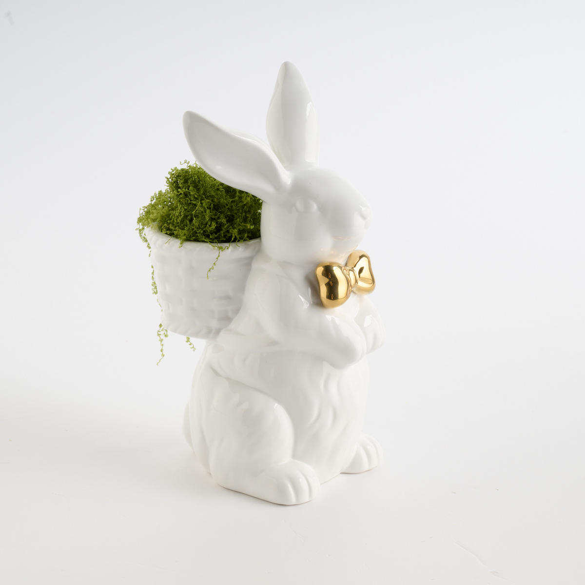 OSTERDEKO Snuggyhop - Weiß, Keramik (10/24/14cm) - home&you