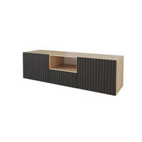 LOWBOARD KITO-W 140x40x41 cm - Artisan / Schwarz - Schwarz, Holzwerkstoff (140/40/41cm) - ALTDECOR
