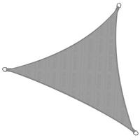 SONNENSEGEL SolVision HS9 300/300/300 cm dreieckig Grau HDPE - Grau, Kunststoff (300/300cm) - Sol Royal