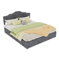 STAURAUMBETT 160/200 cm DE-32959 mit Pneumatik-Stauraum und Matratze Grau - Grau, Metall (160/200cm) - ComfortXL
