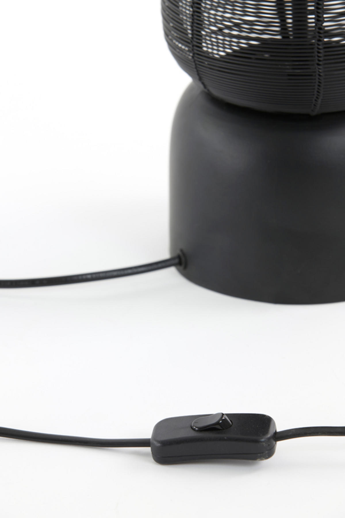 TISCHLAMPE Lezuza Schwarz Ø15,5/60,5 cm - Schwarz, Metall (15.5/15.5/60.5cm) - Light & Living