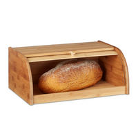 BROTKASTEN - Hellbraun, Holz/Holzwerkstoff (40/16.5/27.5cm) - Relaxdays