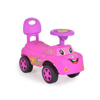 RUTSCHER Keep Riding rosa Rückenlehne, Musik, Lenkrad, ab 24 Monate - Rosa, Kunststoff (52/25/35cm) - Moni