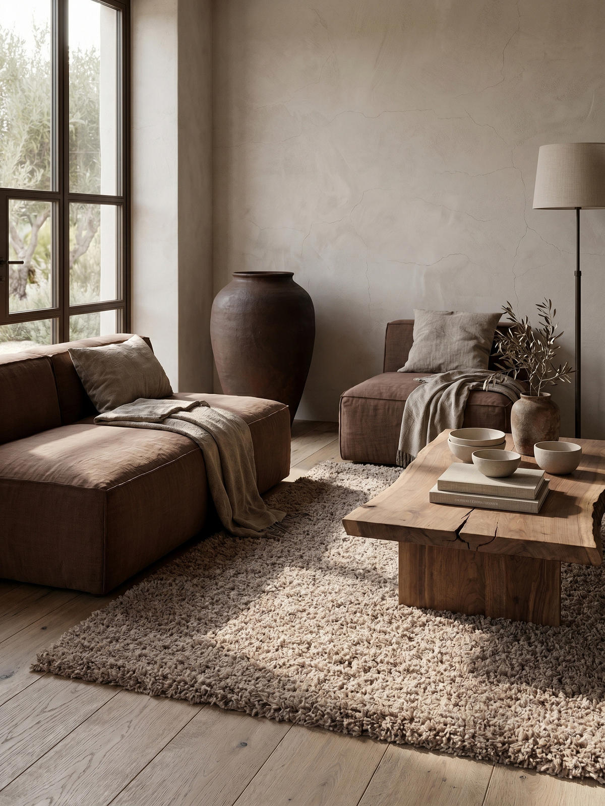 TEPPICH Hochflor Shaggy Einfarbig Weich Flauschig Waschbar Schlafzimmer Beige 120x170 cm – RHEIN - Beige, Textil (170/120cm) - KADIMA DESIGN