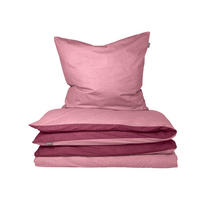 BETTWÄSCHESET Doubleface Feinbiber 2-teilig 155x220 cm Rosa - Rosa, Textil (155/220cm) - SCHIESSER