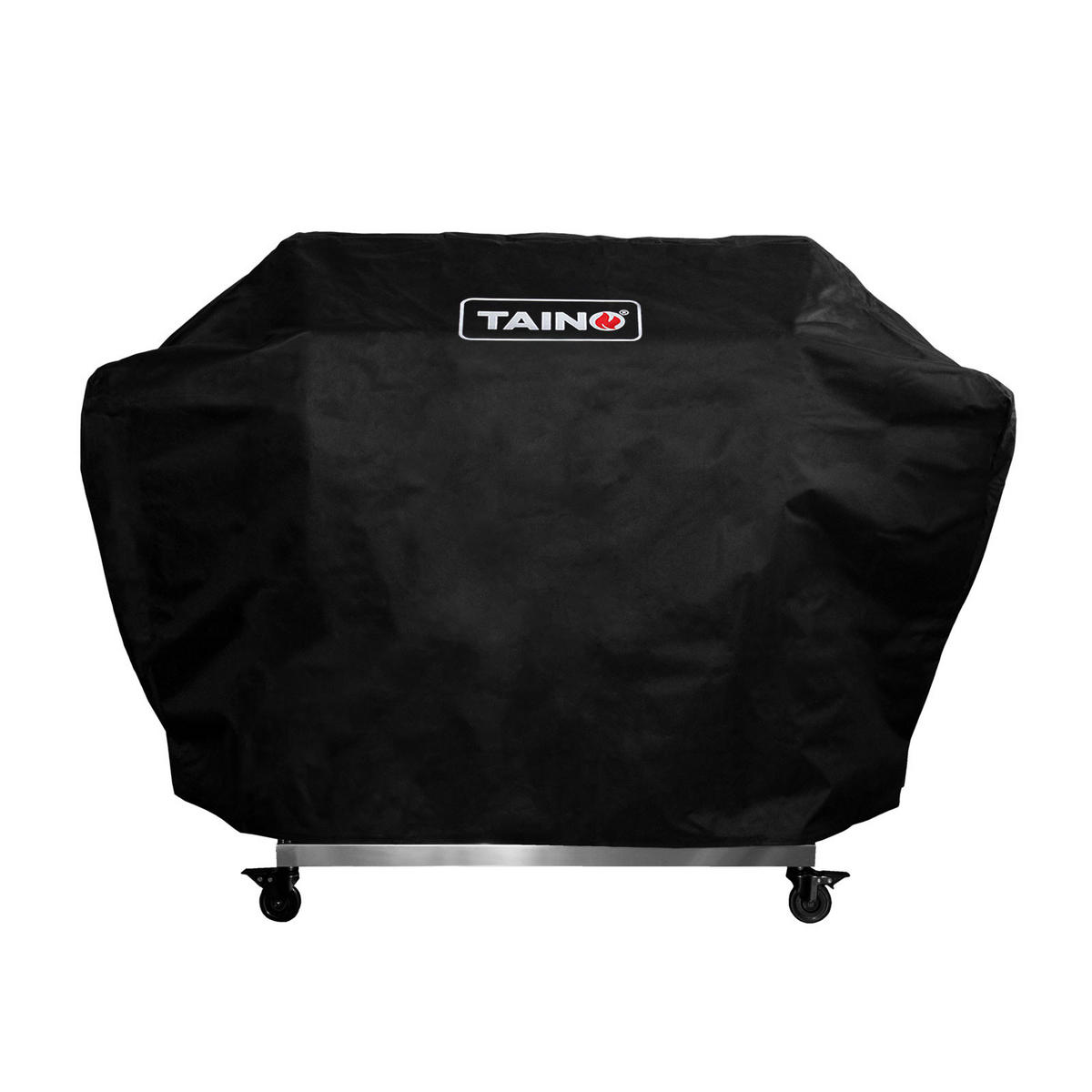 GRILLABDECKHAUBE PLATINUM BLACK YAMARA 6 Brenner - Schwarz, Textil (165/105/55cm) - TAINO