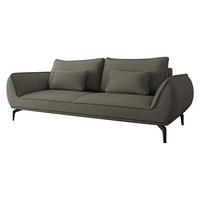 SCHLAFSOFA Cavo 3R - Dunkelgrau/Schwarz, Holz/Textil (249/86/118cm) - MIRJAN24