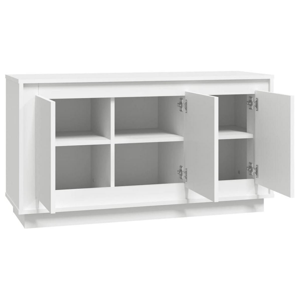 SIDEBOARD Weiss 102/35/55 Cm Holzwerkstoff - Weiß, Holzwerkstoff (35/55/102cm) - vidaXL