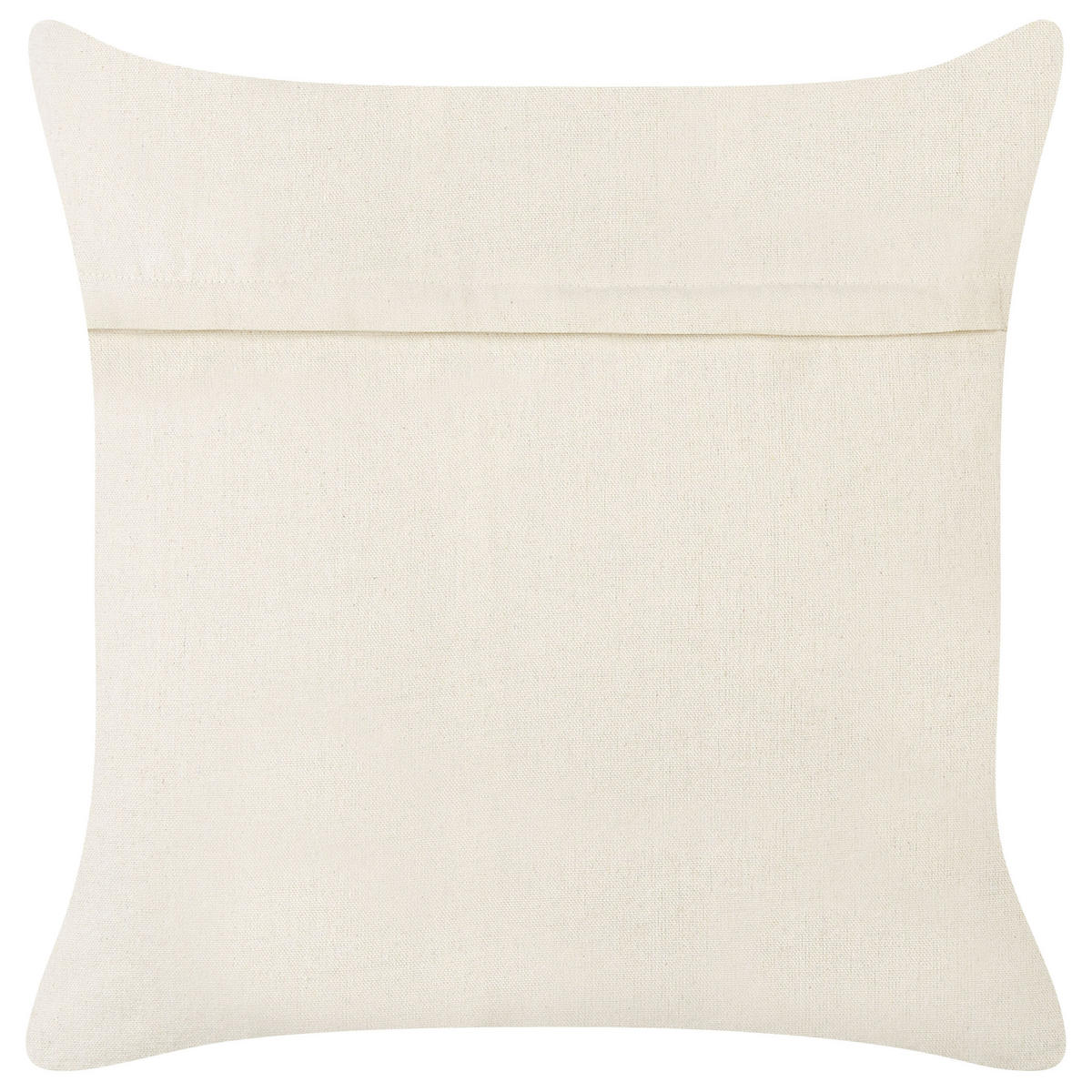 Dekokissen 2er-Set Weiß 45/45 cm Mingora - Rot/Weiß, Naturmaterialen (45/45cm) - Beliani