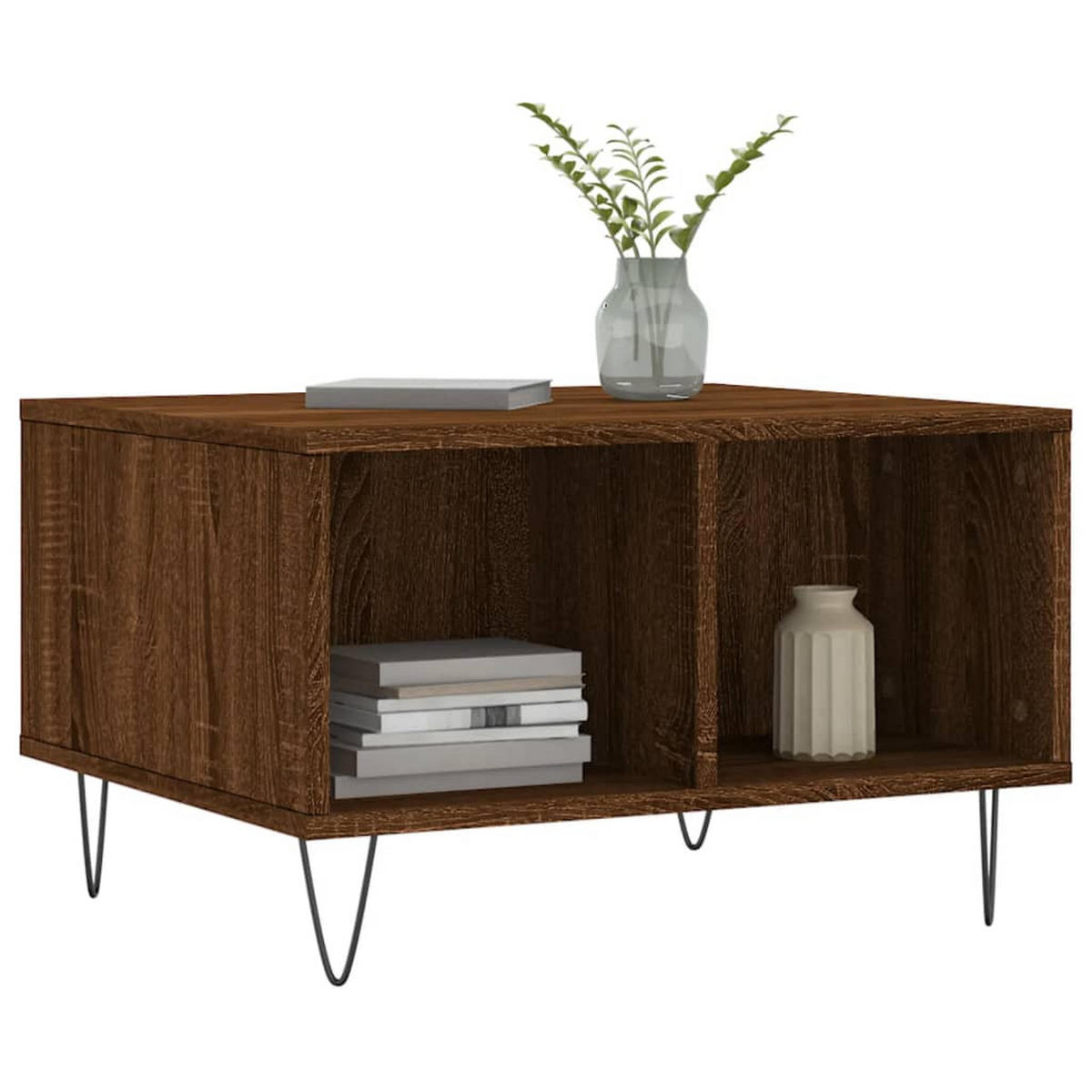 COUCHTISCH Braun Eichen-Optik 60x50x36,5 cm Holzwerkstoff - Braun, Holzwerkstoff (50/60/36.5cm) - furnicato