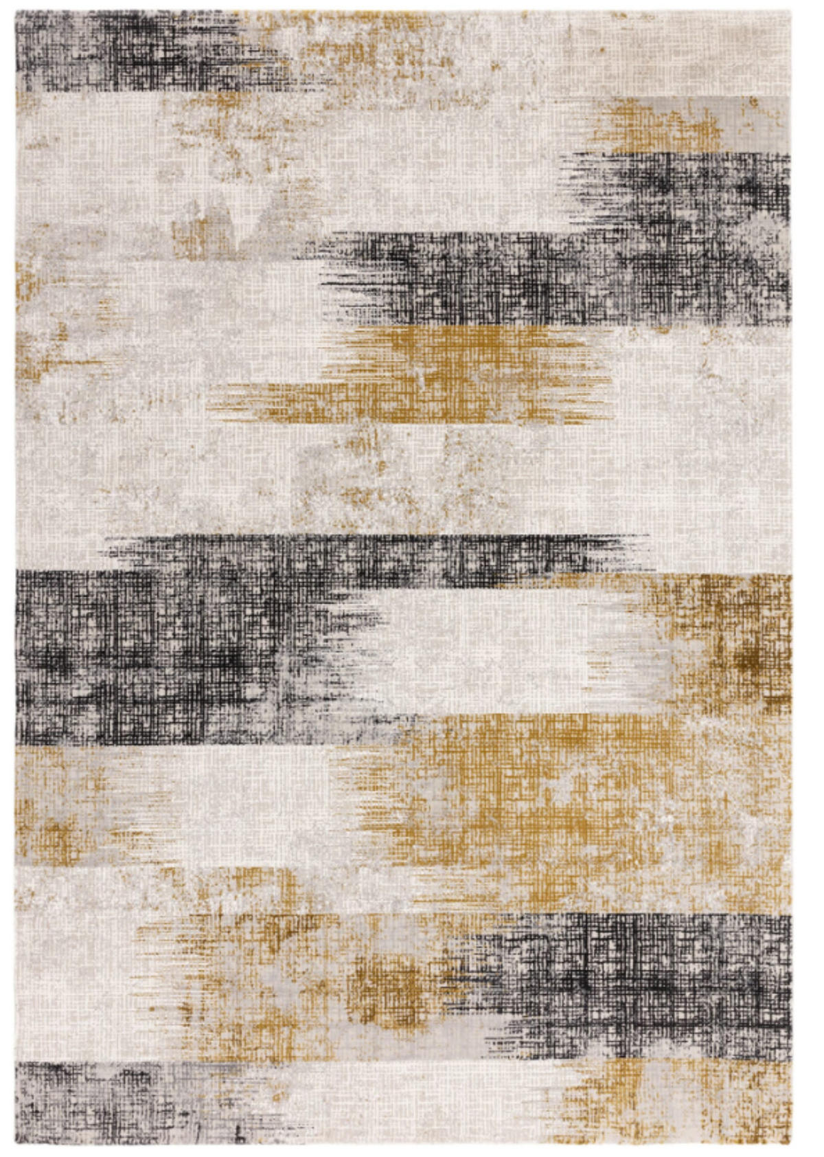 TEPPICH modern Wohn-/Schlafzimmer ZUKA LINES Gelb 120 x 170 cm - Gelb, Textil (120/170cm) - Novatrend