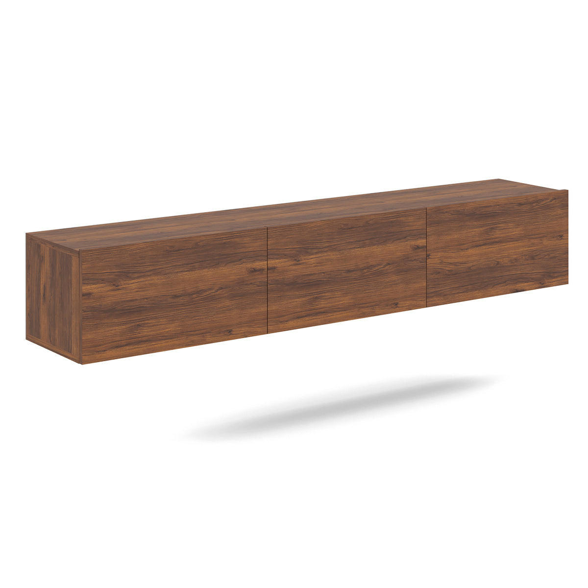 TV-MÖBEL Idao Dunkles Holz - Braun, Holzwerkstoff (180/35/29cm) - Petits-meubles