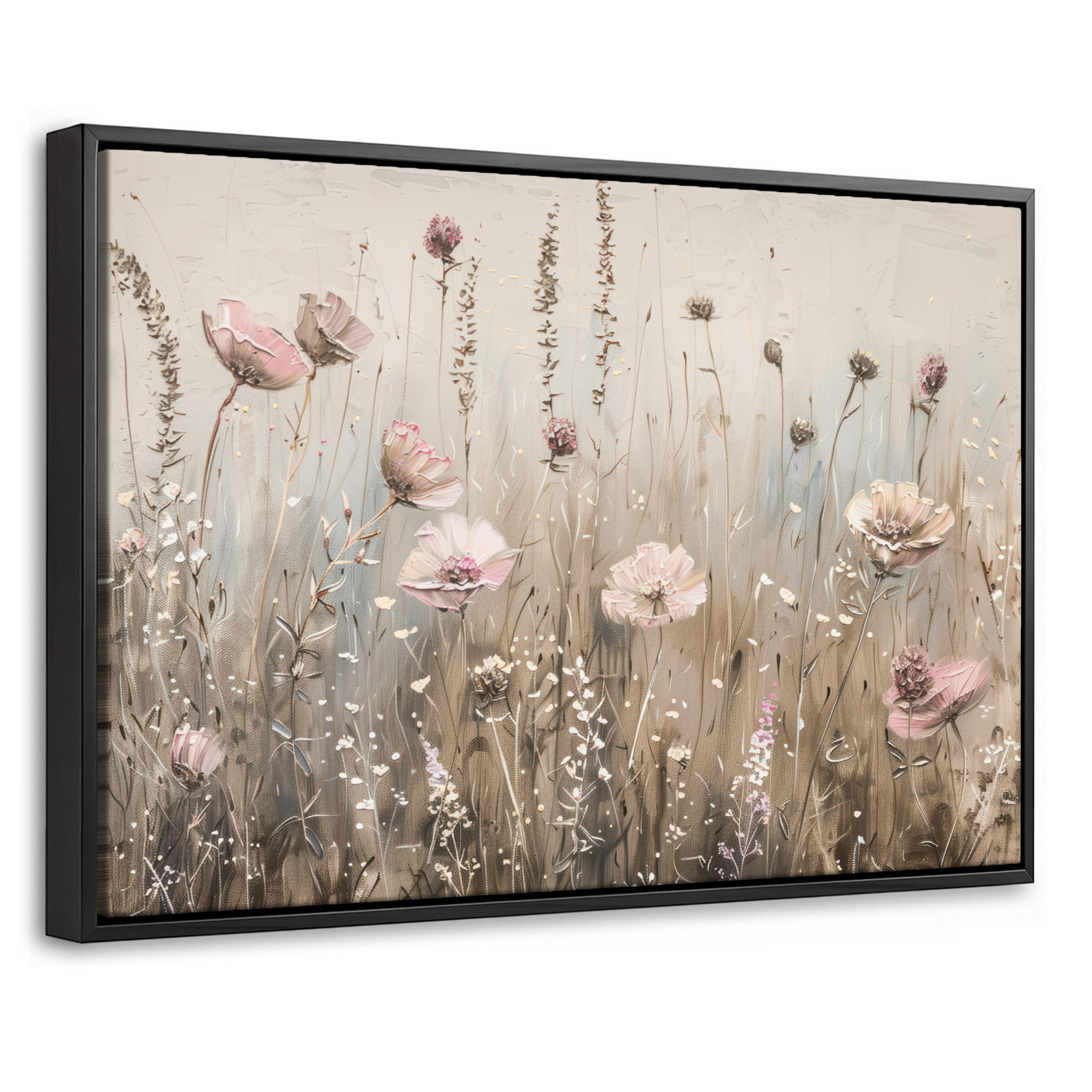 MuchoWow Leinwand Beige 60x40 cm
