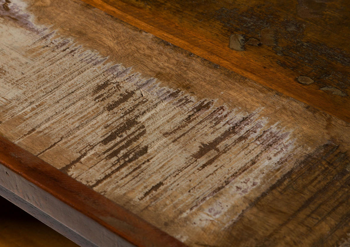 SIDEBOARD Altholz 190x45x95 mehrfarbig lackiert NATURE OF SPIRIT #131 - Multicolor, Holz (190/95/45cm) - Massivmoebel24