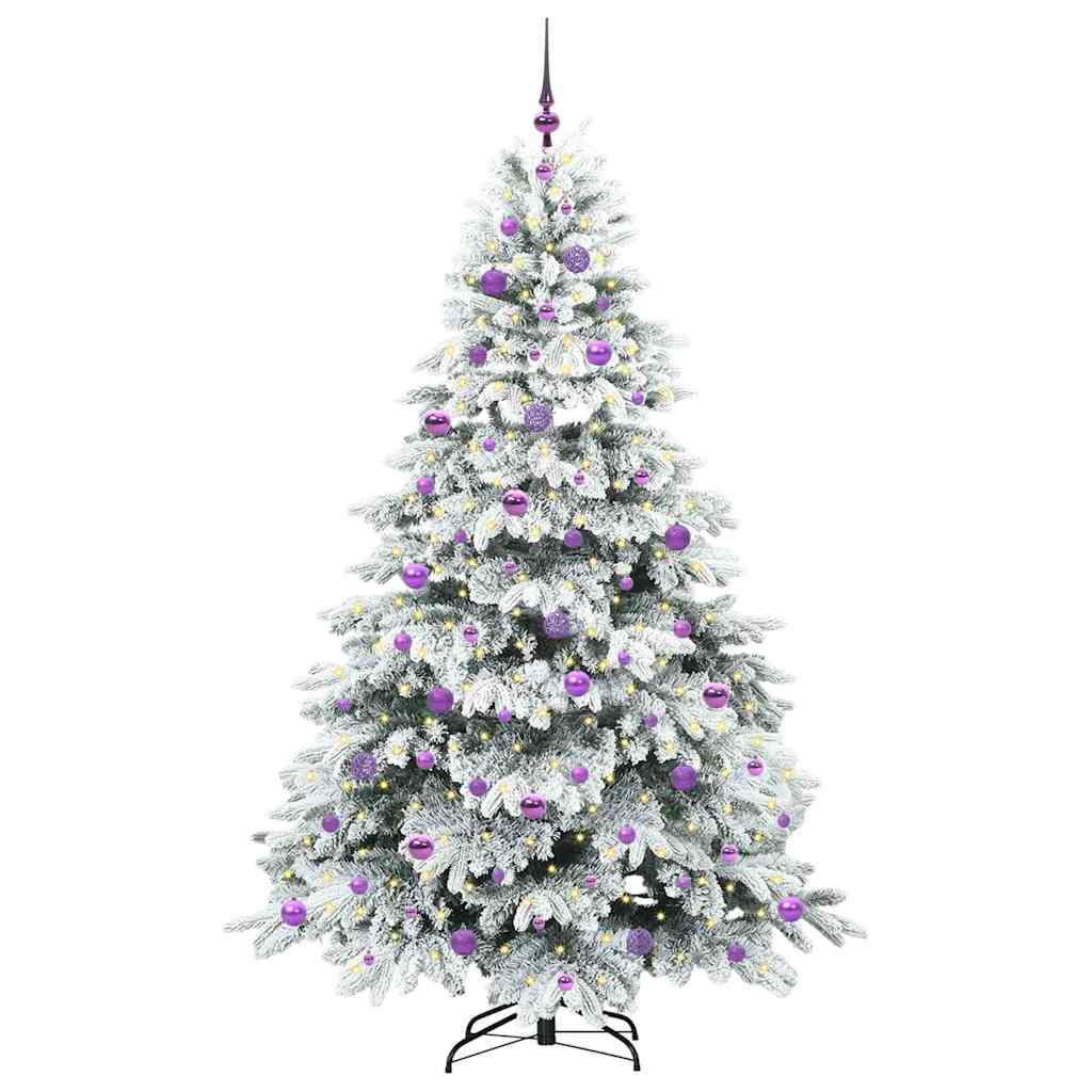 vidaXL Weihnachtsbaum Weiß 210 cm