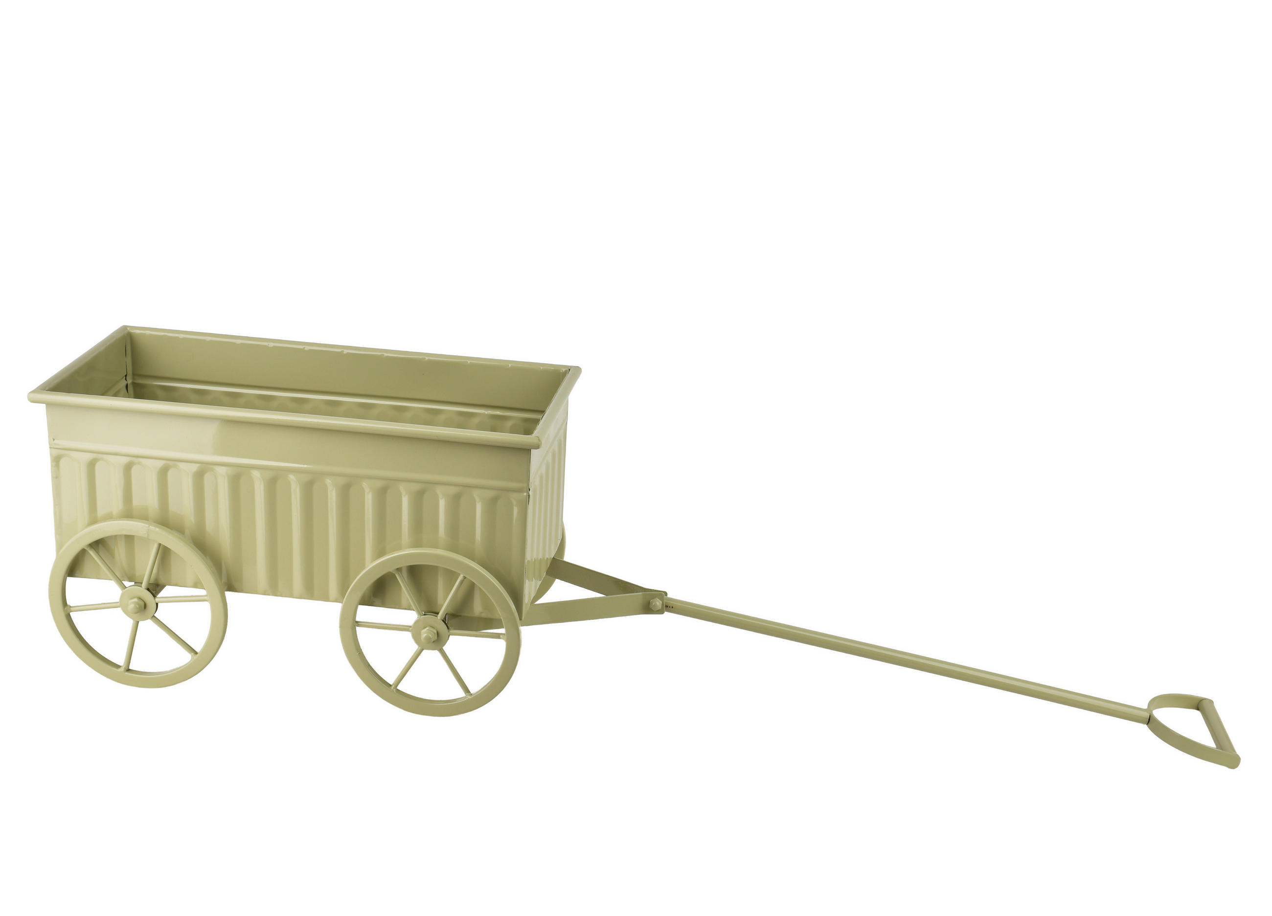 DEKORAČNÝ vozík Roger green 33/16/20 cm kovový - zelená, kov (16/20/33cm) - Mondex
