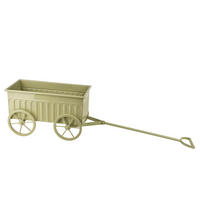 SOCHA, kov, zelená - zelená barva, kov (16/20/33cm) - Mondex