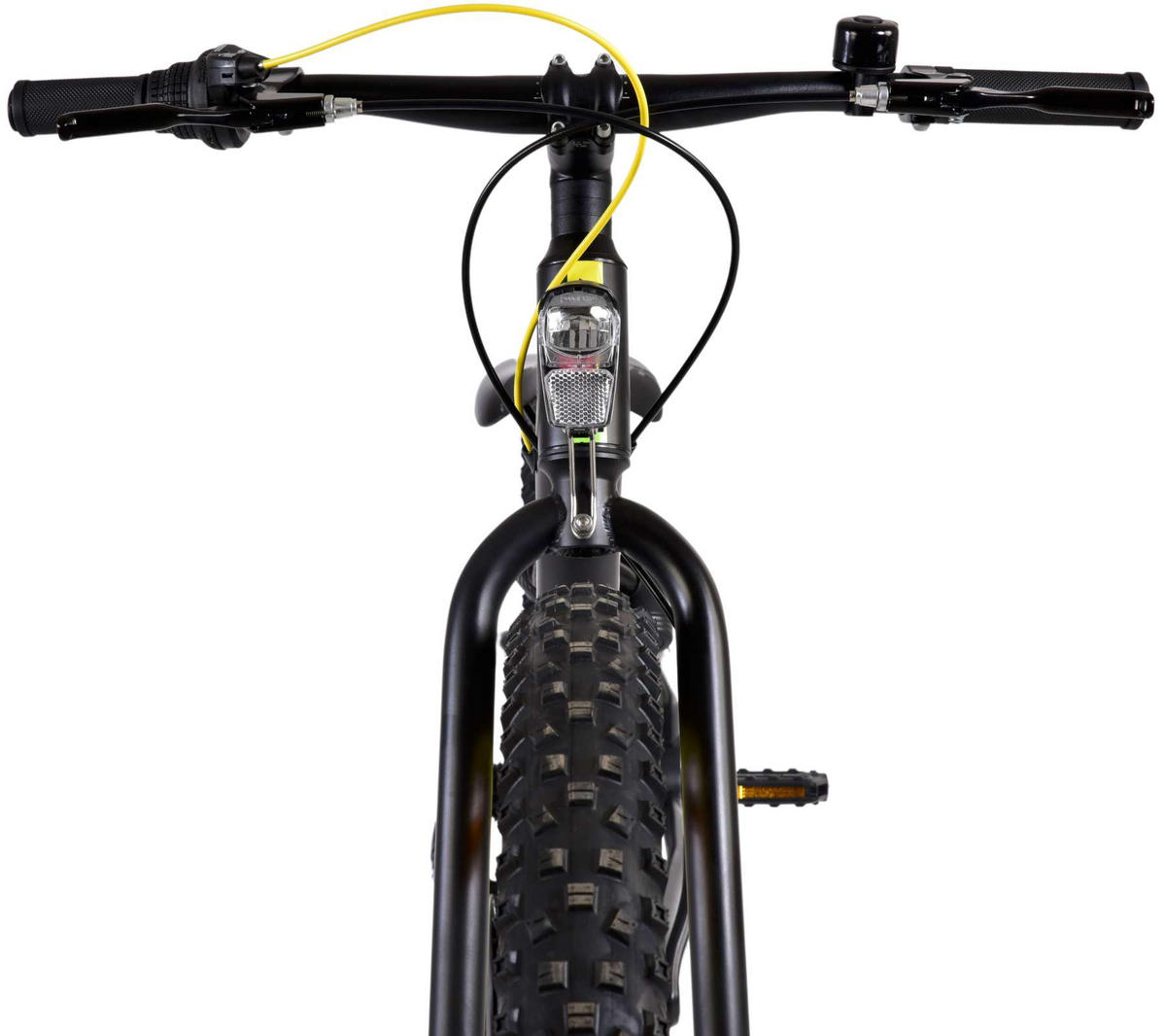 KINDERFAHRRAD Gradient - Jungen - 26 Zoll - 7-Gang - Scheibenbremse - Schwarz - Gelb/Schwarz, Metall (77cm) - TPFSports