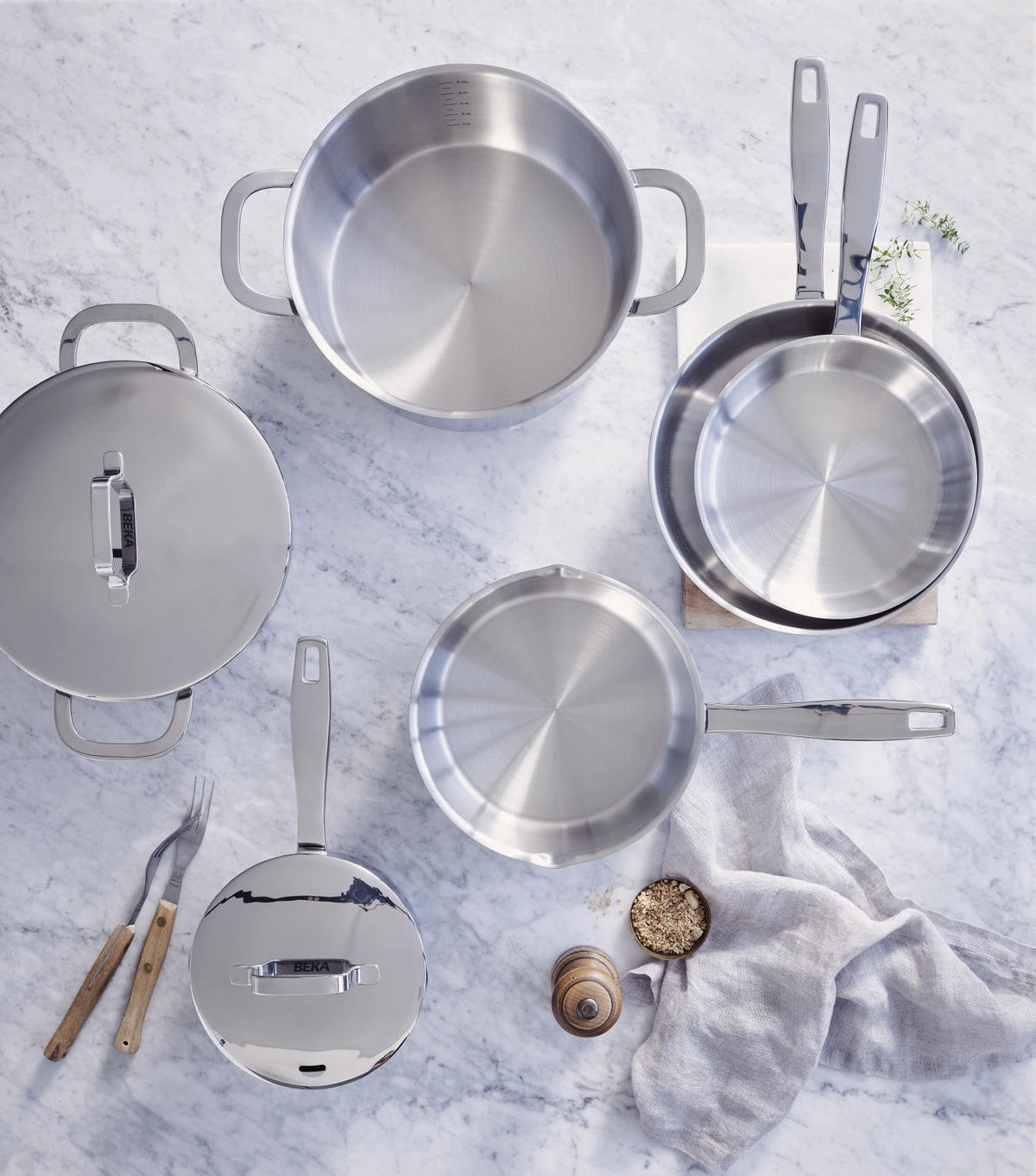 STIELKASSEROLLE Saucenpfanne Maestro RVS ø 18 cm / 2,3 Liter - geeignet für alle Wärmequellen - Silberfarben, Metall (1/20/12cm)