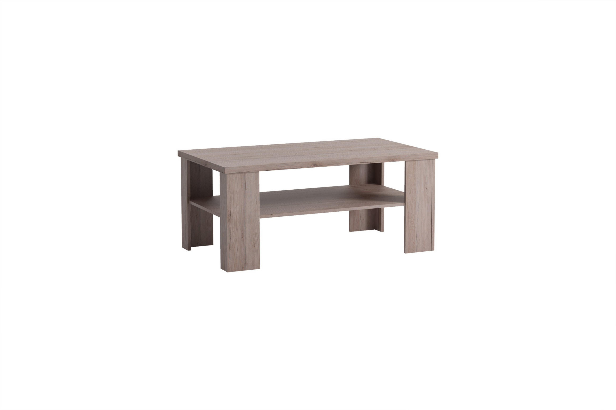 COUCHTISCH LIVORNO 120 cm Eichefarben - Eichefarben, Holzwerkstoff (55/120/60cm) - MASSENO