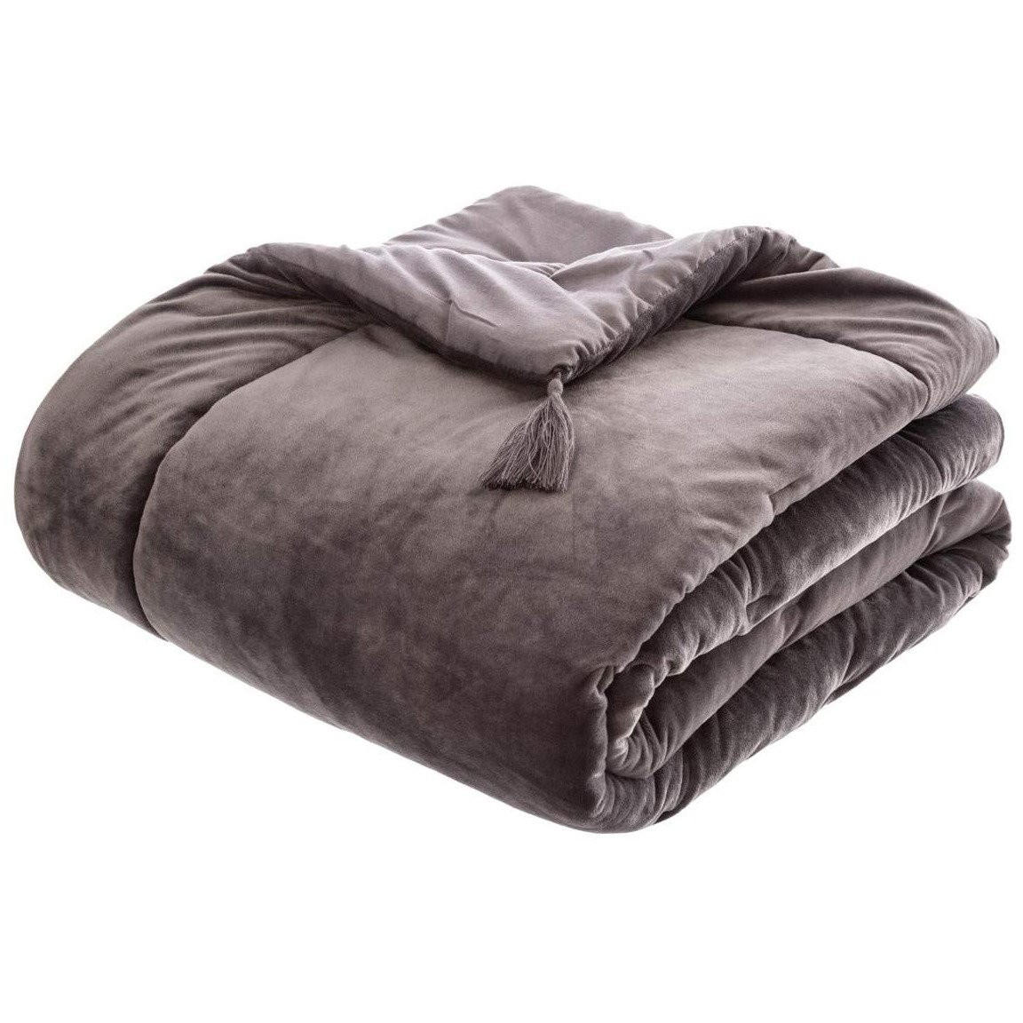 PLAID 80/180 cm - Grau, Textil (80/180cm) - Atmosphera Createur d´interieur