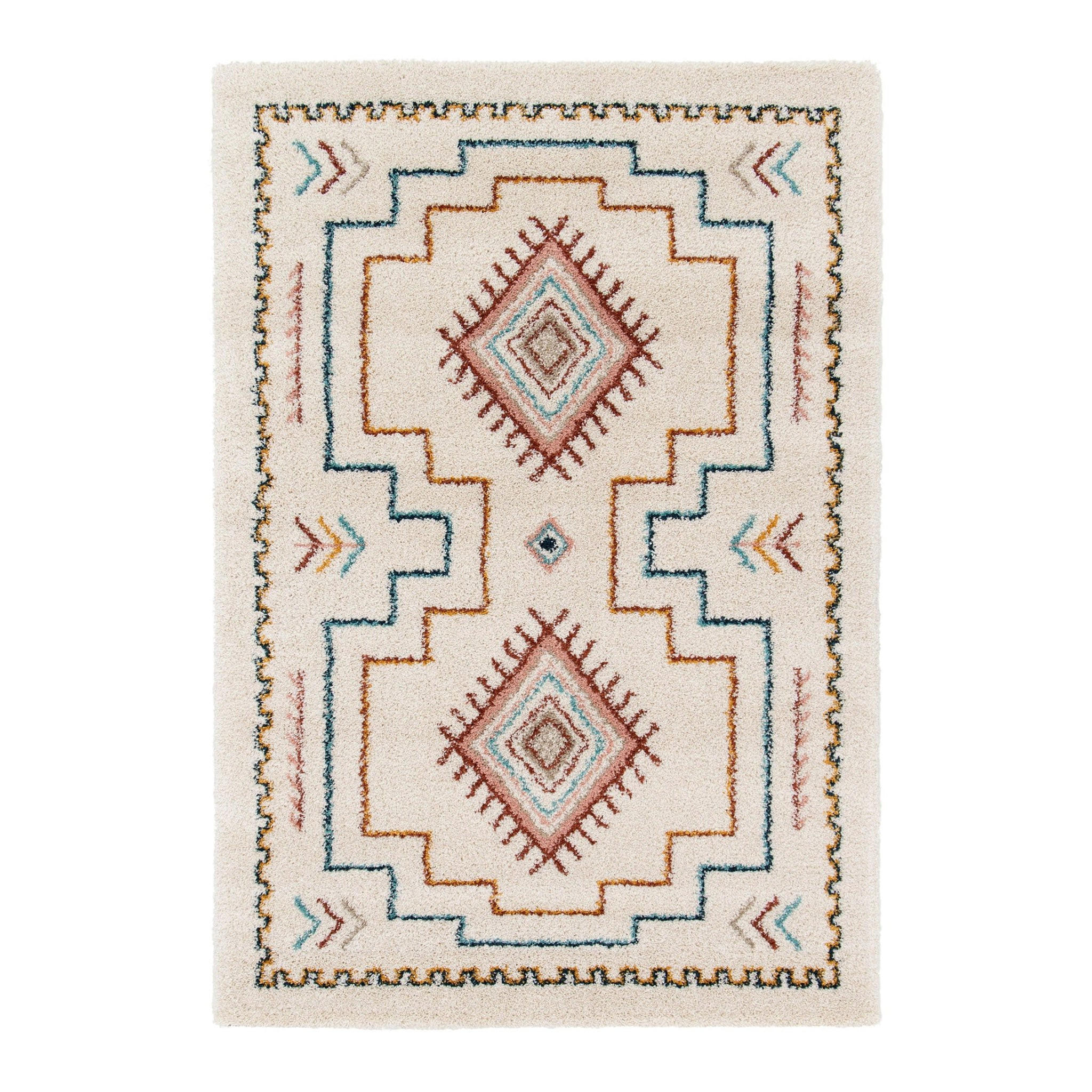 TEPPICH Shaggy weich voluminös mehrfarbig - Multicolor, Textil (200/290cm) - AFK Living