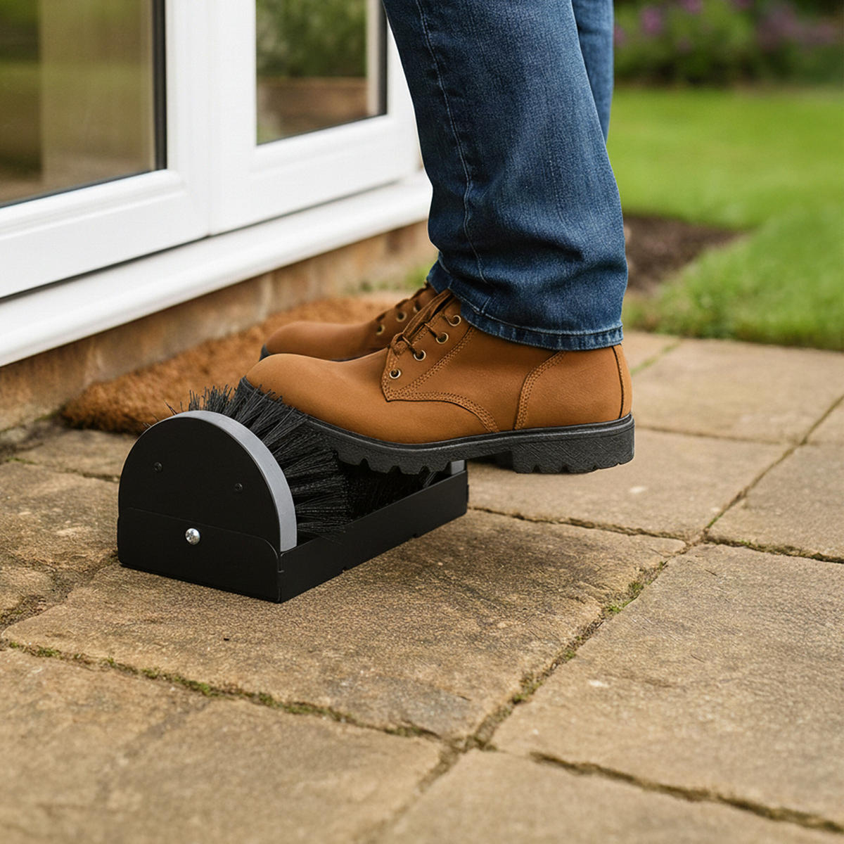 SCHUHABSTREIFER - Schwarz, Holz/Kunststoff (47/15.5cm) - Relaxdays