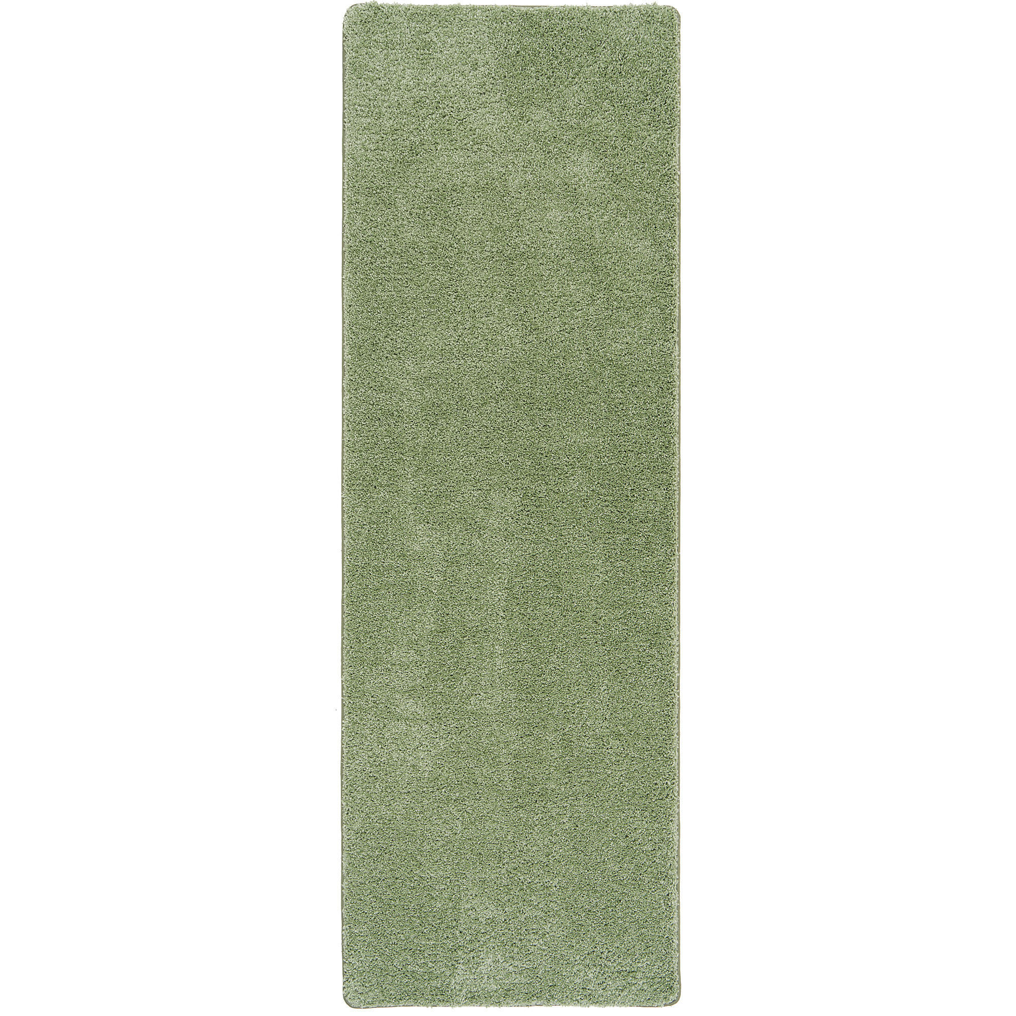 LUXUS HOCHFLOR LANGFLOR LÄUFER TEPPICH MILANO - Mintgrün, Textil (100/300cm) - Snapstyle