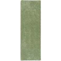 LUXUS HOCHFLOR LANGFLOR LÄUFER TEPPICH MILANO - Mintgrün, Textil (100/300cm) - Snapstyle