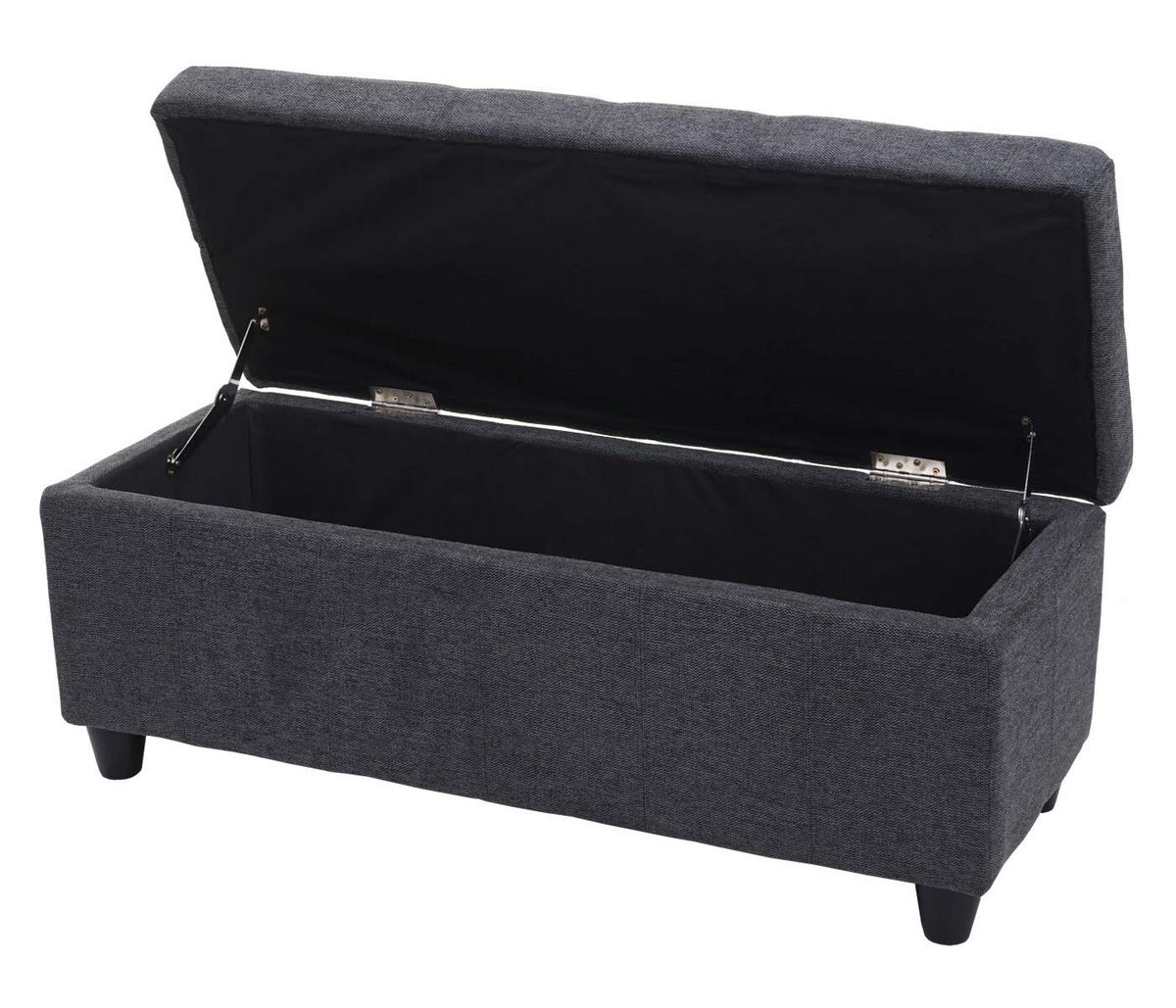 AUFBEWAHRUNGS-TRUHE Anthrazit - Anthrazit, Textil (114/45/45cm) - MCW